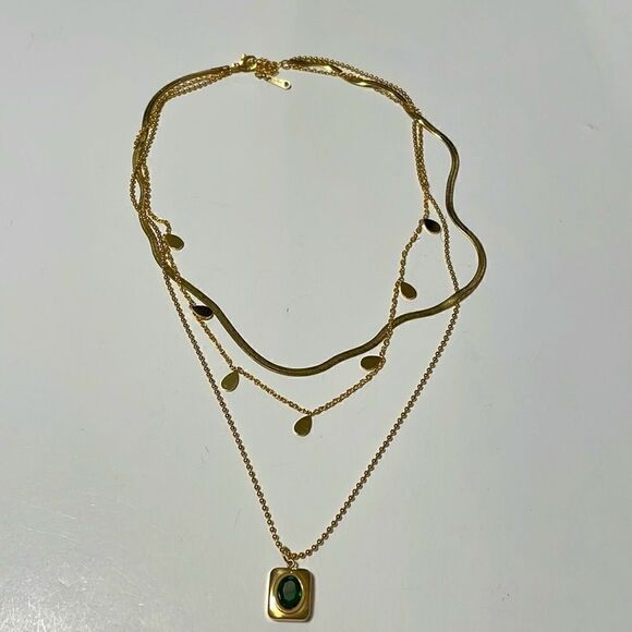 Bohemian layered necklace N70 - Picture 3 of 4